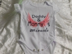 Baby Romper Miracle White 0-3months